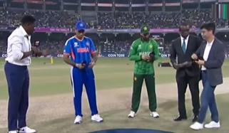 ٹی20 ورلڈکپ: ٹاس کے موقع پر پاکستان اور بھارت کے کپتانوں نے ہاتھ نہ ملایا
