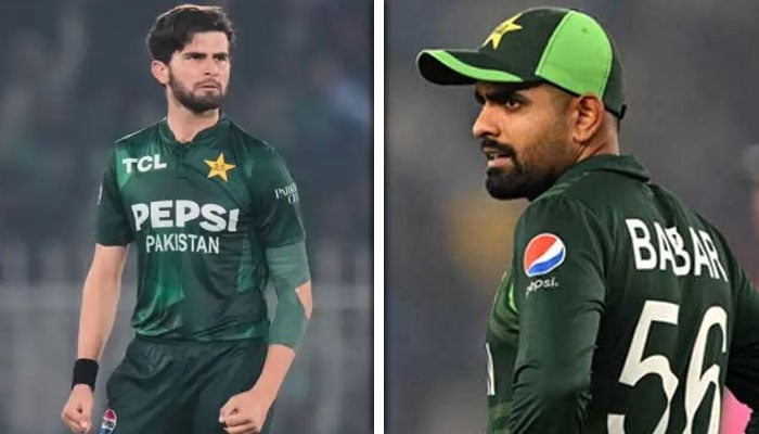 بابر اعظم اور شاہین آفریدی—فائل فوٹو