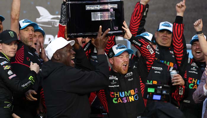 Michael Jordan celebrates first Daytona 500 win with Tyler Reddick’s triumph
