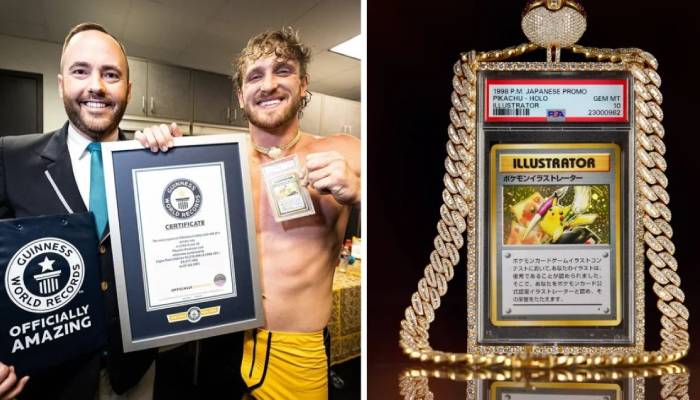 Logan Pauls Pokémon card breaks Guinness World Record at auction
