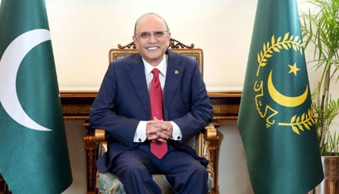 صدرِ مملکت آصف علی زرداری---فائل فوٹو