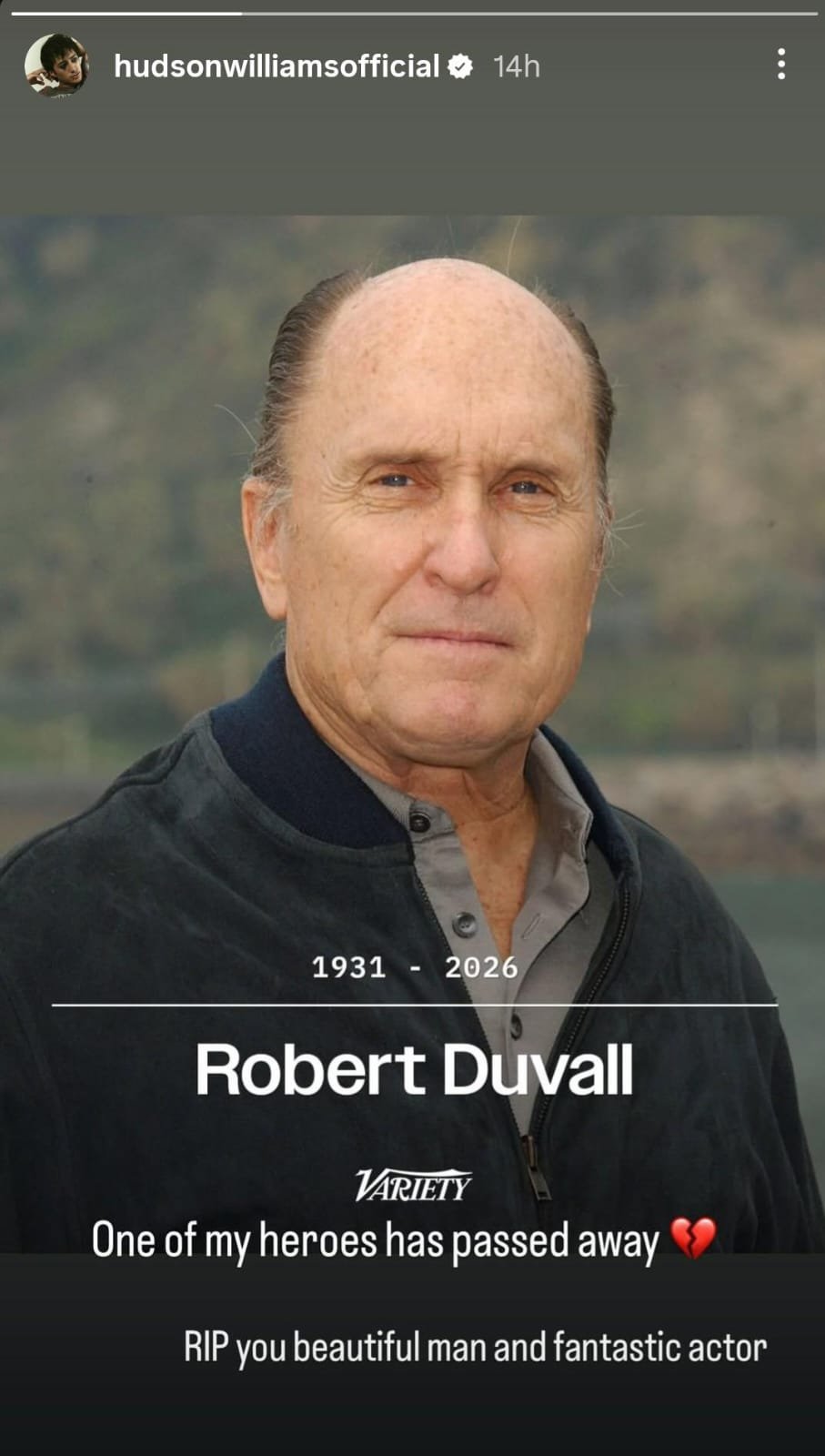 picture credit: Hudson Williams/ Instagram