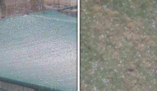  کراچی کے مختلف علاقوں میں بارش اور ژالہ باری