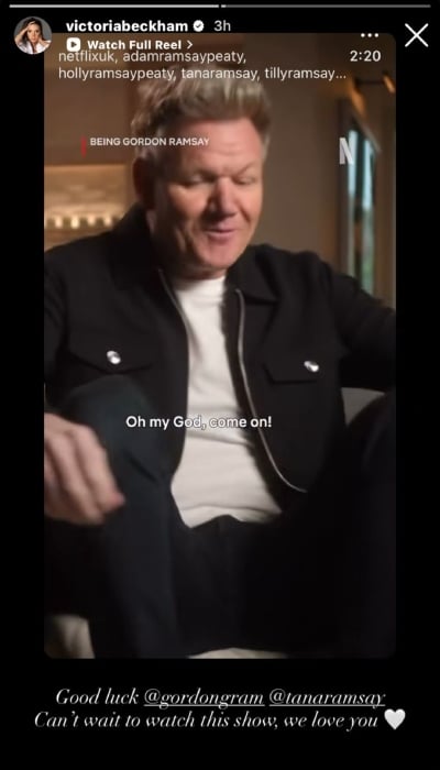 P.C.: Victoria Beckham/Instagram stories