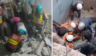 کراچی: عمارت میں گیس لیکیج کا دھماکا، ہلاکتیں 10 ہو گئیں