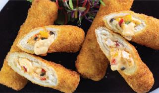 آج افطار دسترخوان سجائیں چکن چیز رول سے