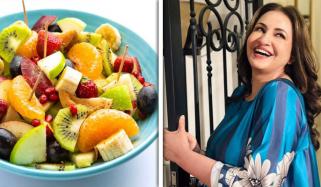 صبا فیصل کی فروٹ چاٹ پر مداحوں میں بحث چھڑ گئی