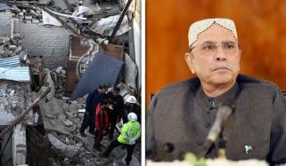 صدرِ مملکت کا کراچی میں عمارت گرنے کے واقعے پر اظہارِ افسوس