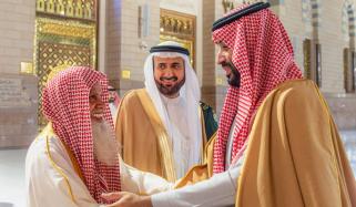 مدینہ منورہ: سعودی ولی عہد کا مسجدِ نبوی ﷺ کا دورہ