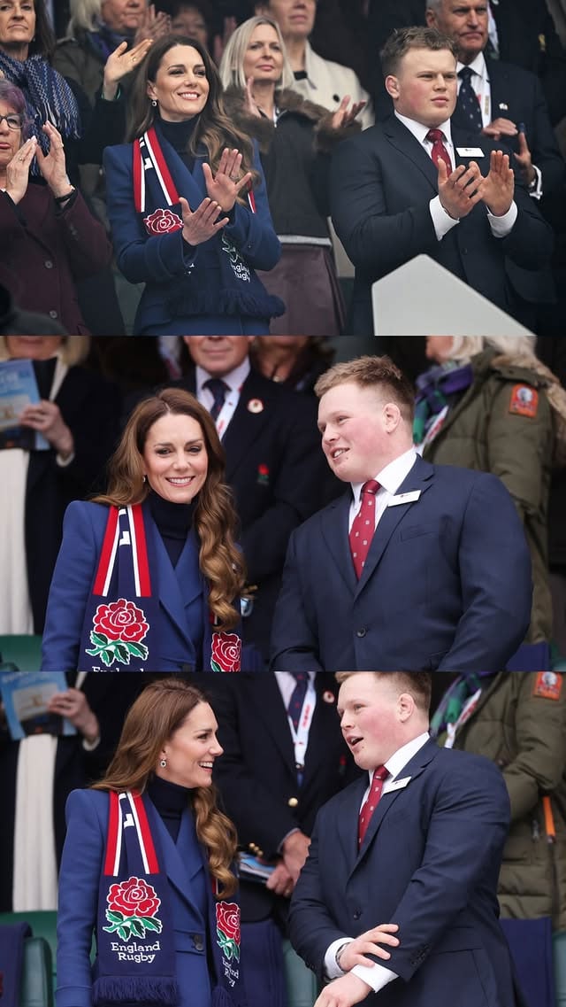 Kate Middleton makes first solo appearance at Six Nations Rugby Match after Andrew arrest