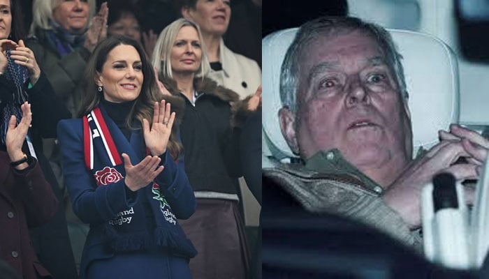 Kate Middleton makes first solo appearance at Six Nations Rugby Match after Andrew arrest