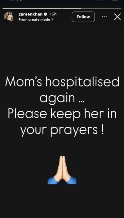 P.c.: Zareen Khan/Instagram