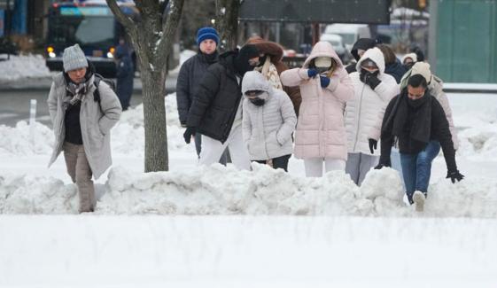 شمال مشرقی امریکا شدید برفانی طوفان کی لپیٹ میں آنے کا خدشہ، الرٹ جاری