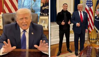 ڈونلڈ ٹرمپ نے کرسٹیانو رونالڈو کے نام پیغام میں کیا کہا؟