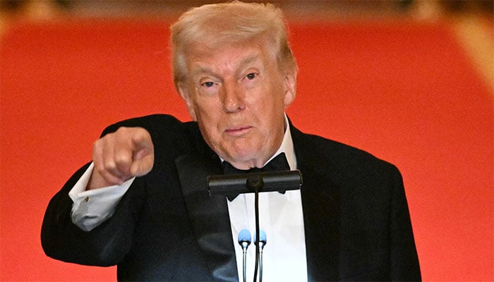 امریکی صدر ڈونلڈ ٹرمپ : فوٹو اے ایف پی