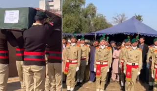 شہید لیفٹیننٹ کرنل شہزادہ گل فراز فوجی اعزاز کیساتھ سپرد خاک