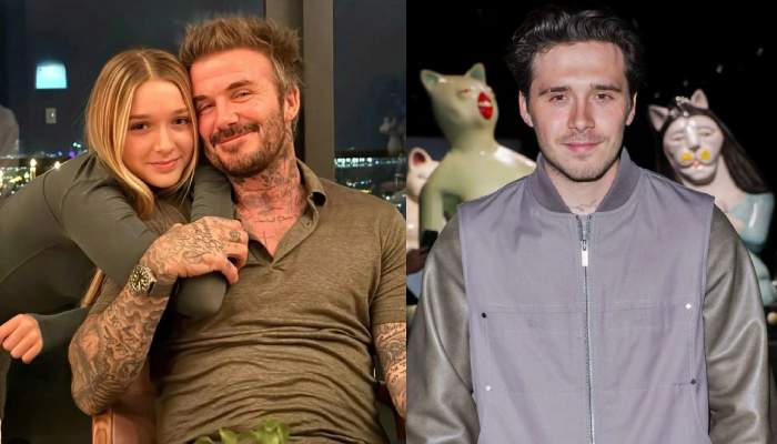 David Beckham takes subtle swipe at Brooklyn in new post with Harper