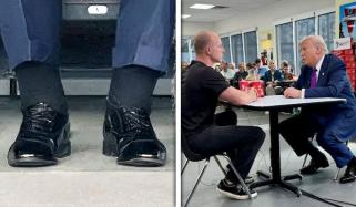 ٹرمپ کے سوجے ٹخنوں کی تصاویر کے بعد سوالات اٹھنے لگے