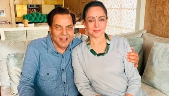 Hema Malini reacts emotionally to late husband Dharmendras BAFTA recognition