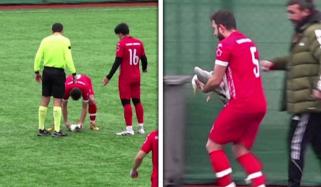ترکی: میچ میں فٹبال لگنے سے زخمی سیگل کو کھلاڑی نے بچا لیا