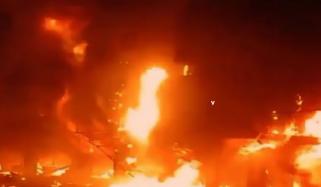 کراچی: سائٹ ایریا میں ٹیکسٹائل فیکٹری میں آگ لگ گئی