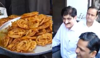 وزیر اعلیٰ سندھ 1200 روپے کلو جلیبی کا سن کر  حیران 