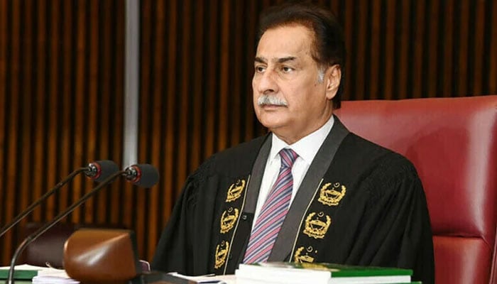 اسپیکر قومی اسمبلی ایاز صادق—فائل فوٹو