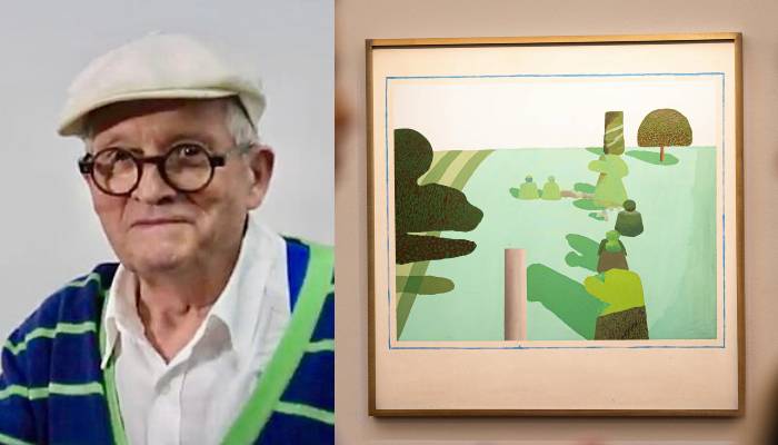 David Hockneys first English landscape goes on public display after three decades