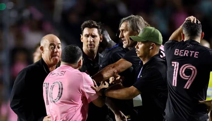 Lionel Messi escapes injury after unexpected chaos hit Inter Miami friendly: Watch