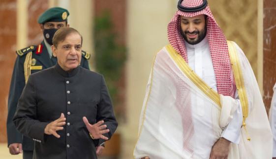 وزیراعظم شہباز شریف، سعودی ولی عہد محمد بن سلمان کی خطے کی تازہ صورتحال پر گفتگو وزیراعظم شہباز شریف، سعودی ولی عہد محمد بن سلمان کی خطے کی تازہ صورتحال پر گفتگو