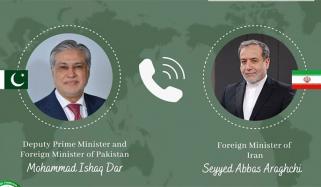 اسحاق ڈار سے ایرانی وزیر خارجہ کا رابطہ، خطے اور ایران کی صورتحال پر تبادلہ خیال