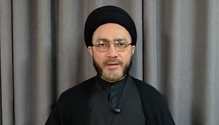 ایران کے سپریم کمانڈر علی خامنہ ای کی شہادت پر امت مسلمہ سوگوار ہے، علامہ شہنشاہ نقوی - فوٹو: اسکرین گریب