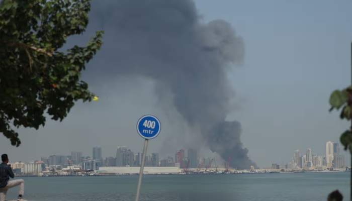 Dubai luxury hotel rocks with explosion as Iranian missiles target city