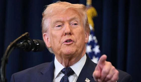 ایران سے جنگ ختم ہونے کے قریب ہے: امریکی صدر ڈونلڈ ٹرمپ