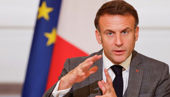 فرانسیسی صدر میکروں(فائل فوٹو)۔