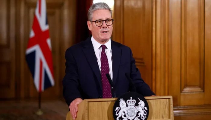 برطانوی وزیر اعظم سر کئیر اسٹارمر.