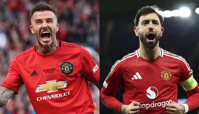 David Beckham surpassed by Bruno Fernandes in key Premier League stat