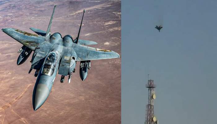 US F-15 fighter jet crashes in Kuwait, Iran releases photo of ejecting pilot