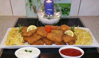 افطار میں لذیذ فش اینڈ چپس کا انتخاب