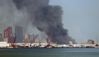 ایران کا بحرین میں امریکی اہداف پر تازہ حملہ: ففتھ فلیٹ کے ہیڈکوارٹر پر آگ کی اطلاعات