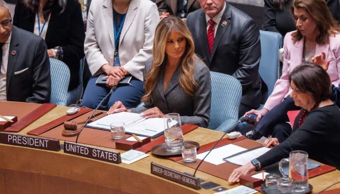 Melania Trump makes history after leading UN meeting on children in conflict
