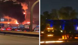 ریاض، امریکی سفارتخانے پر ڈرون حملہ، ڈپلومیٹک کوارٹر پر مزید دھماکے