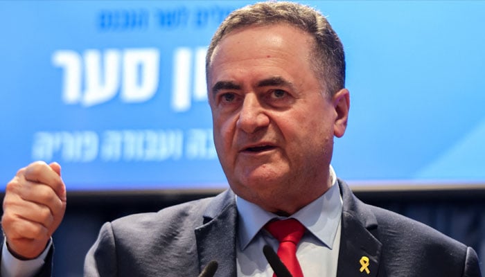 اسرائیلی وزیر دفاع اسرائیل کاٹز—فائل فوٹو