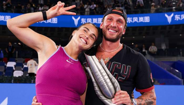Aryna Sabalenka announces surprise engagement to Georgios Frangulis