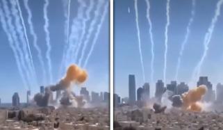 ایرانی میزائلوں کی گونج، تل ابیب کی فضا لرزا دینے والی فوٹیج منظرِ عام پر
