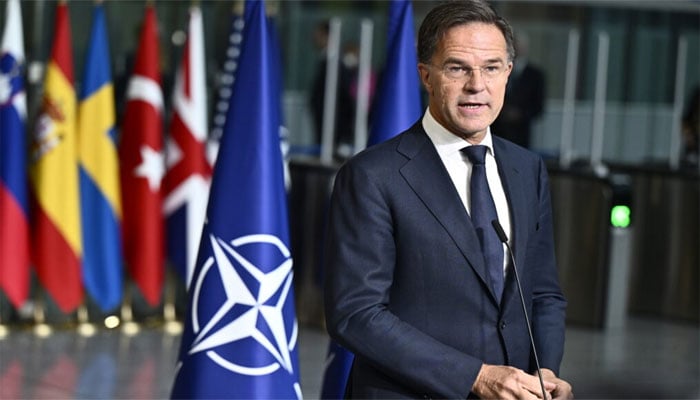 نیٹو چیف مارک روٹے (فائل فوٹو)۔
