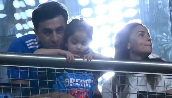 Ranbir Kapoor, Raha, and Alia Bhatt