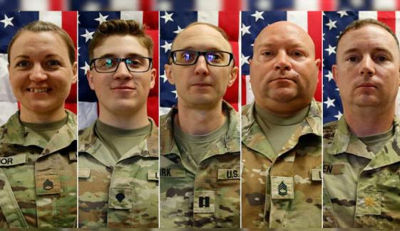 ایران سے جنگ میں ہلاک تمام 6 امریکی فوجیوں کی شناخت ظاہر