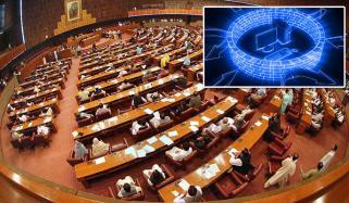 قومی اسمبلی اجلاس، وقفہ سوالات کے دوران فائر وال پر بحث