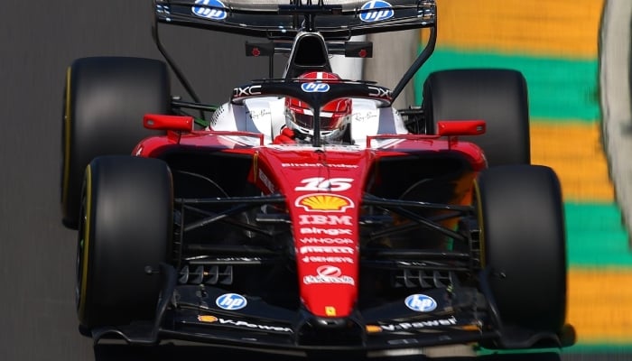 Australian Grand Prix: Ferrari shines as Charles Leclerc goes fastest in first practice